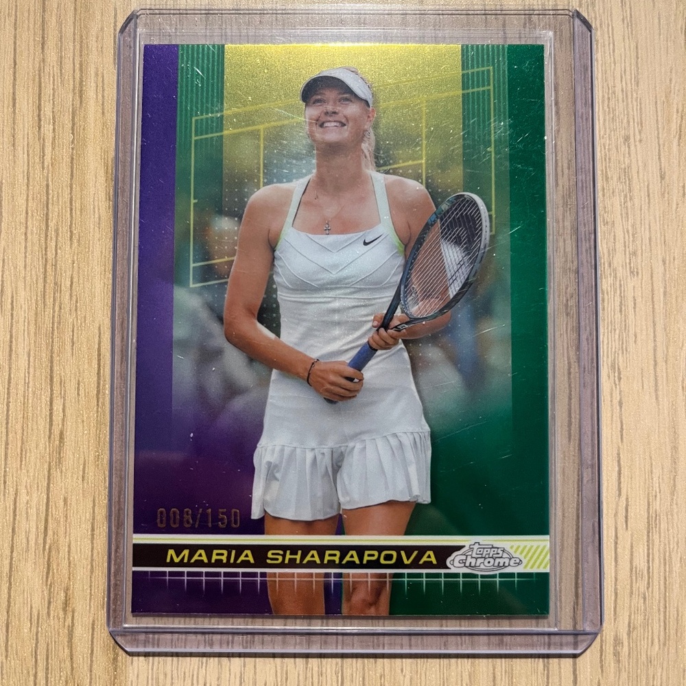 Maria Sharapova Tennis Topps Chrome 008/150